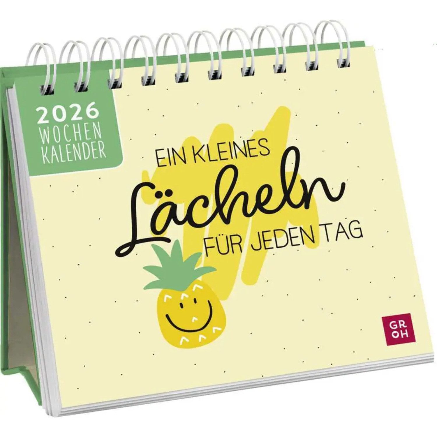 groh Verlag Настольный календарь Mini-Wochenkalender 2026: Ein kleines Lächeln für jeden Tag