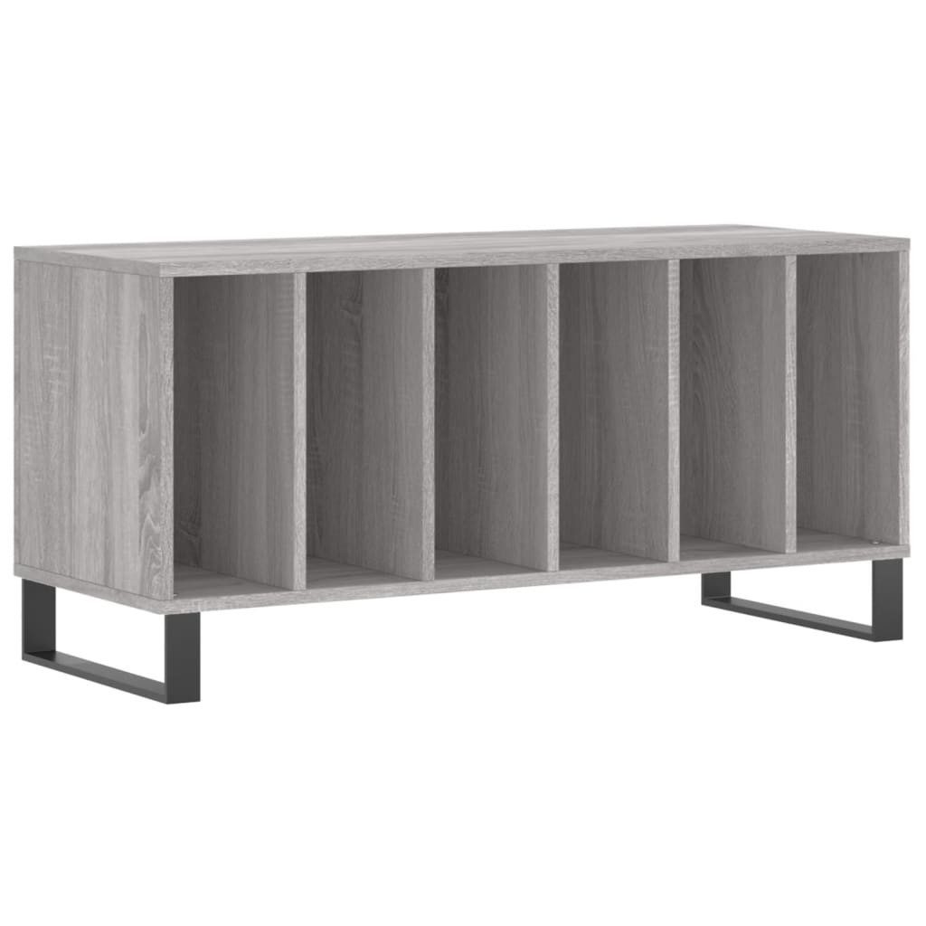 vidaXL Media-Regal Plattenschrank Grau Sonoma 100x38x48 günstig online kaufen
