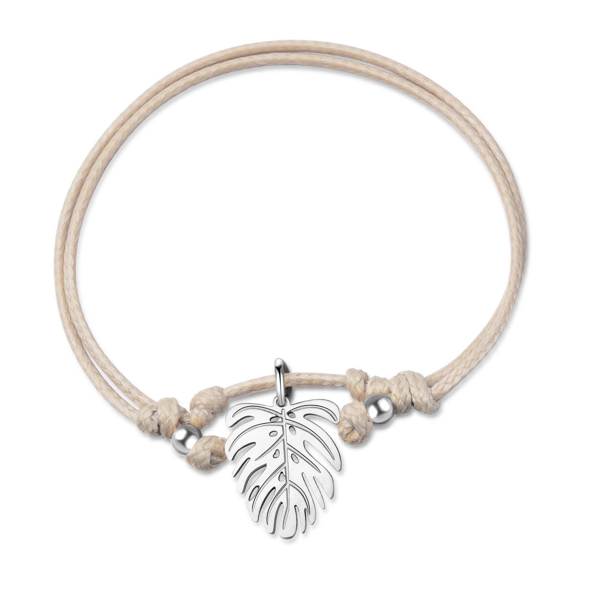 AILORIA Armband JUNGLE Armband beige/silber, Armband beige/silber