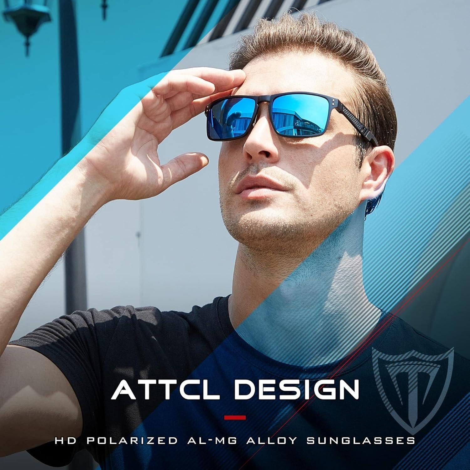 LuxusKollektion Sonnenbrille Sonnenbrille Herren Polarisert Blau/Verspiegelt