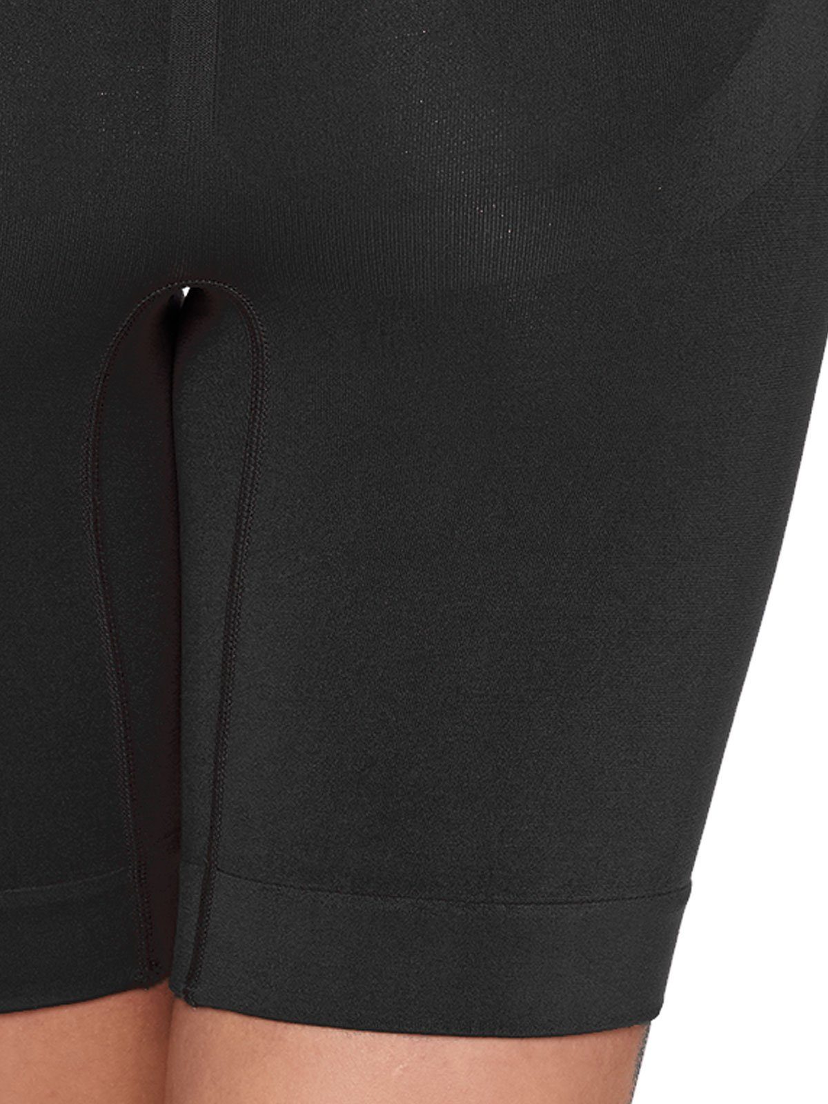 2-St) Pack Miederhose Susa Miederhose 2er verstärkte mit (Spar-Set, Bodyforming Bauchpartie schwarz-schwarz Bein