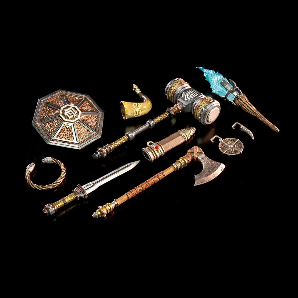 Four Horsemen Toy Design Actionfigur Mythic Legions: Rising Sons Dwarf Weapons Zubehör-Set für Actionfigure