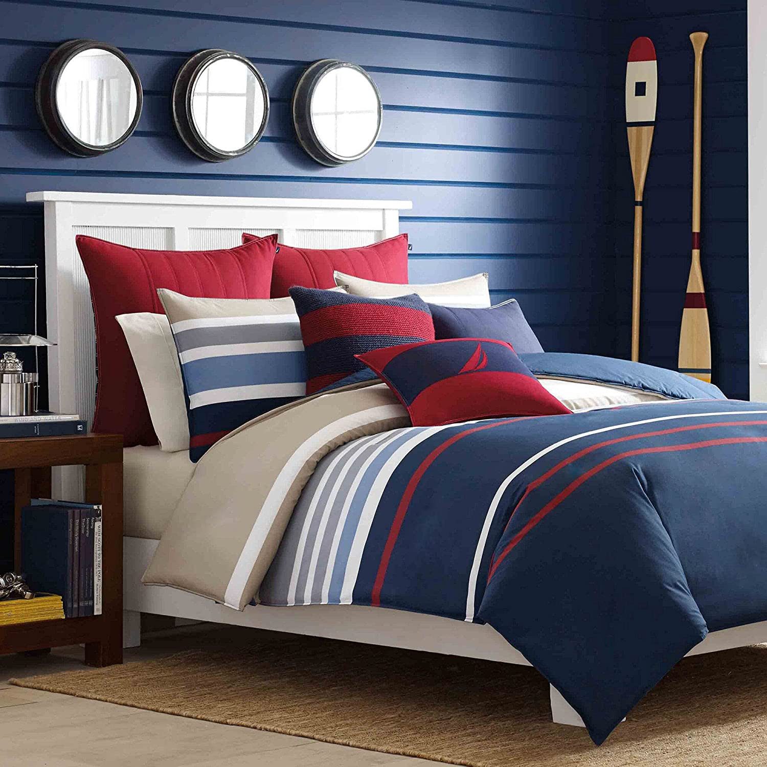 NAUTICA HOME Bettwäsche Nautica, Satin, 3 günstig online kaufen