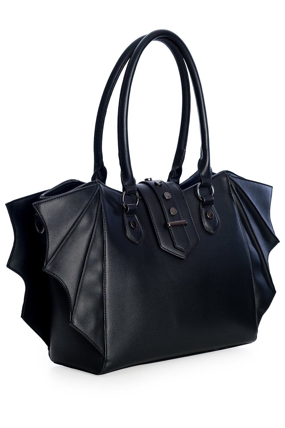 Banned Schultertasche Annabelle, Angenähte Fledermausflügel günstig online kaufen