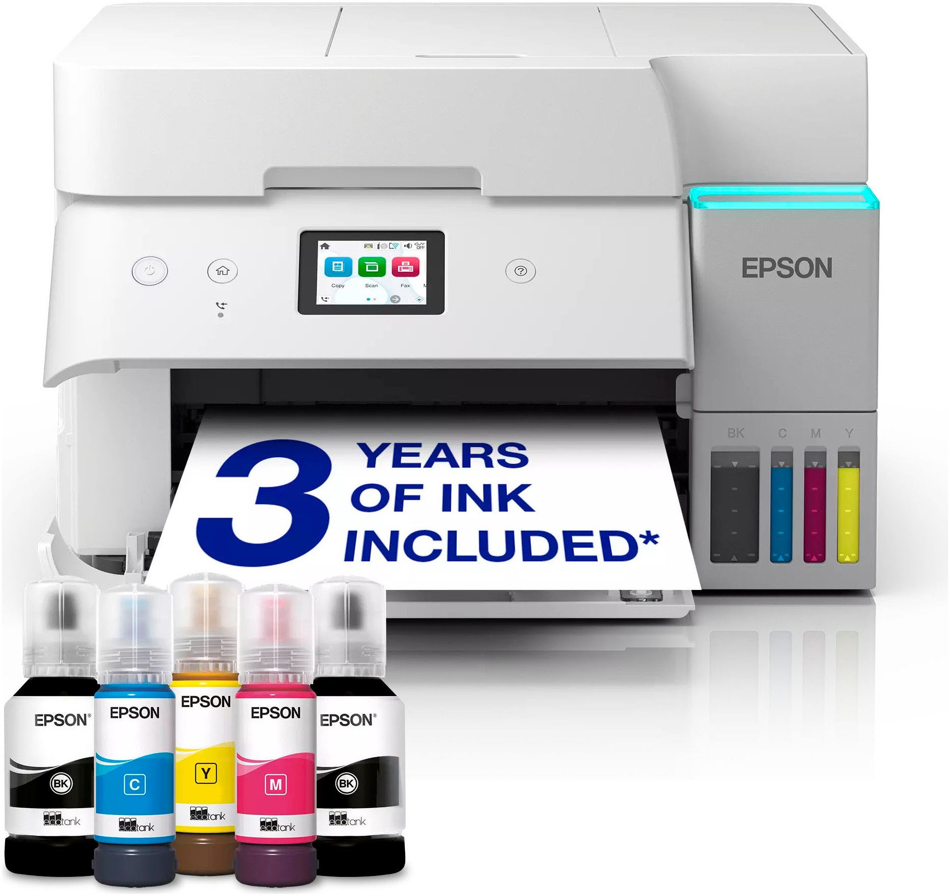 Epson EcoTank ET-4956 Multifunktionsdrucker, (LAN (Ethernet), WLAN (Wi-Fi), Wi-Fi Direct)