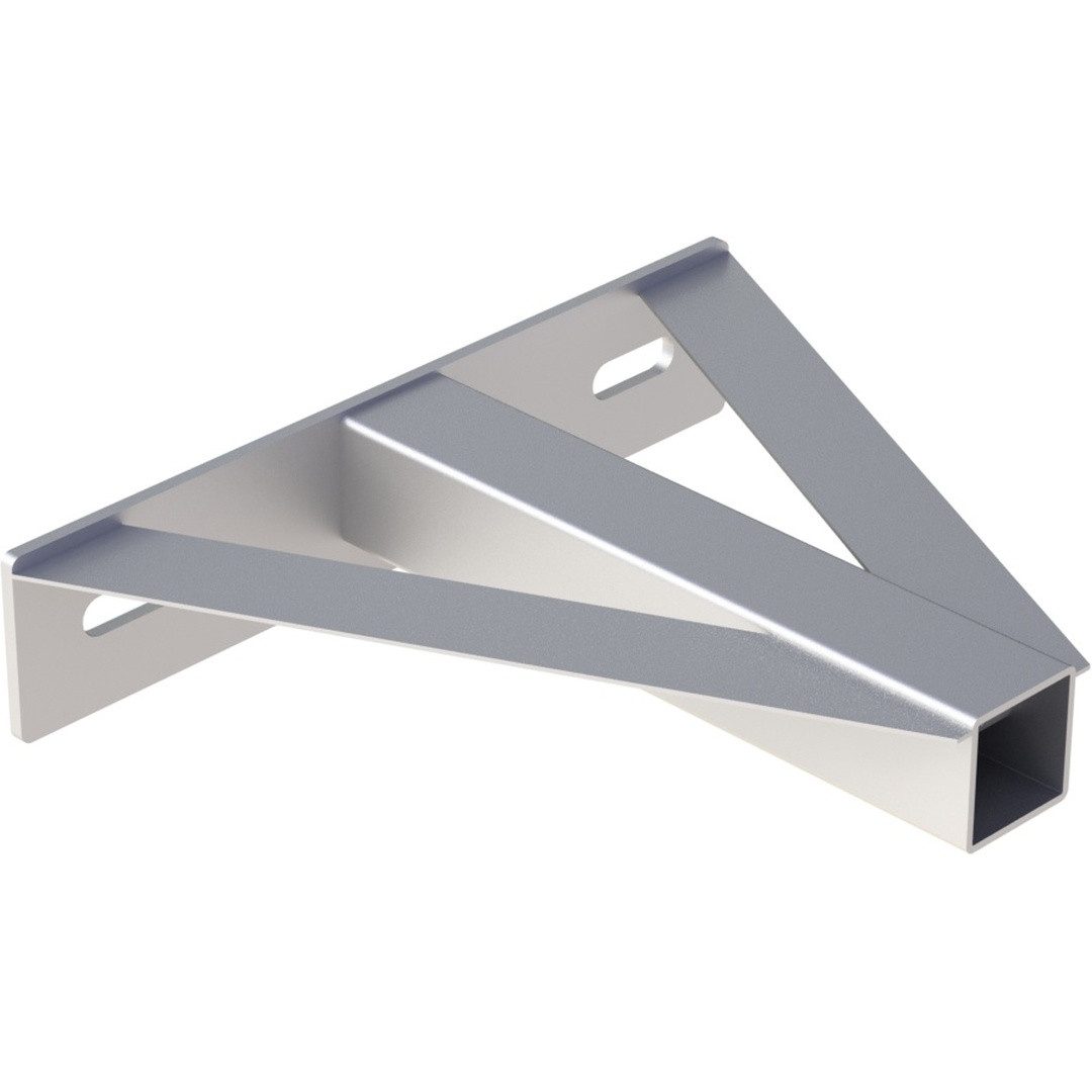 Jeremias Schornstein DW-FU Ø115mm Wandteil von DW20, f. Wandhalter ab 250mm, einstrebig, Ø 115 mm