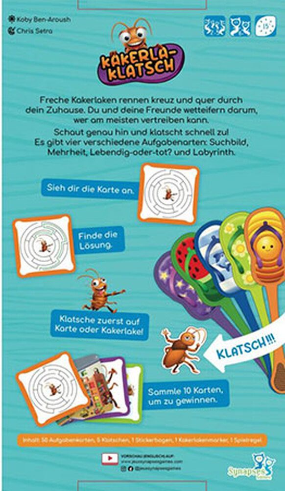 JoeKas World Spiel Kakerla-Klatsch