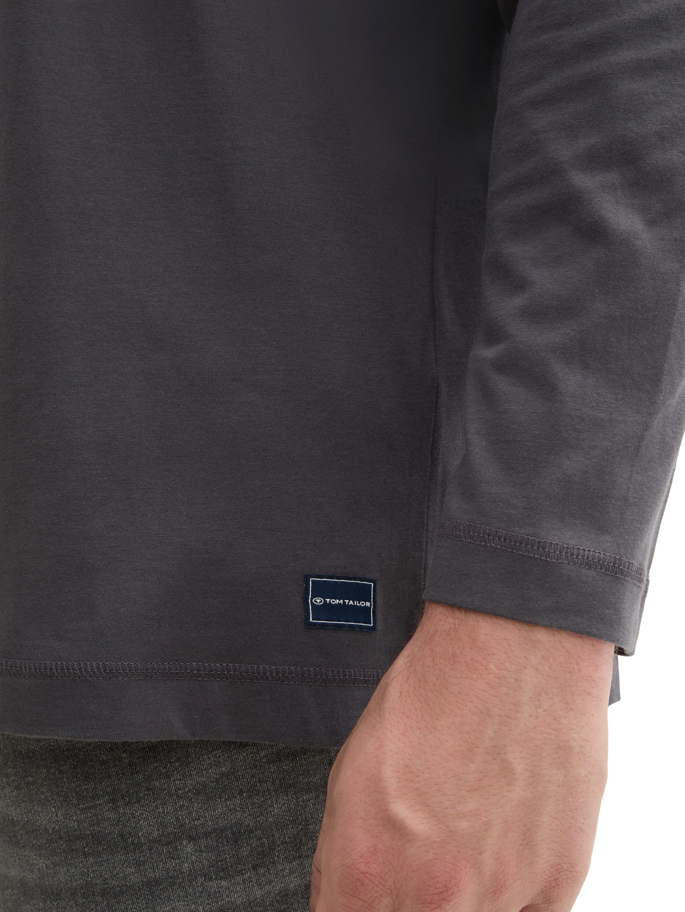 TOM TAILOR PLUS Langarmshirt mit Print/Große Größen