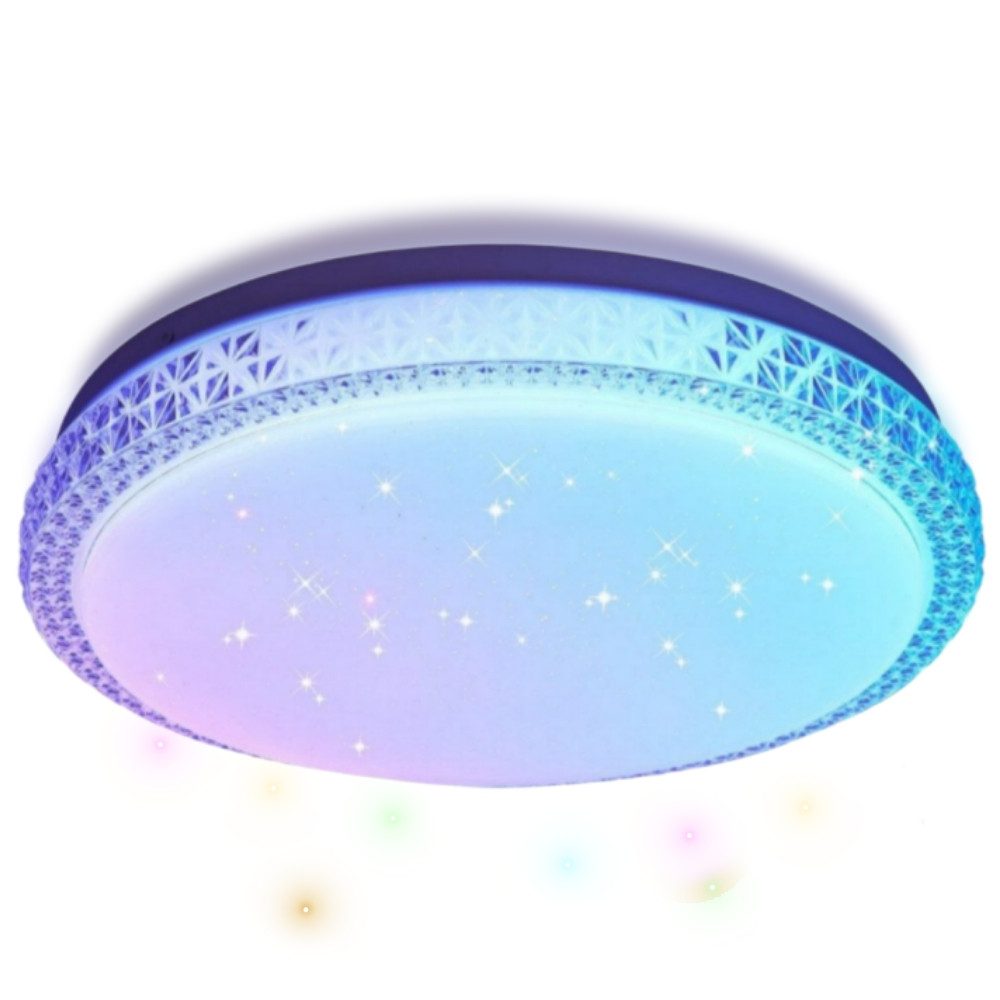 LETGOSPT Deckenleuchte 36W RGB LED Deckenlampe günstig online kaufen
