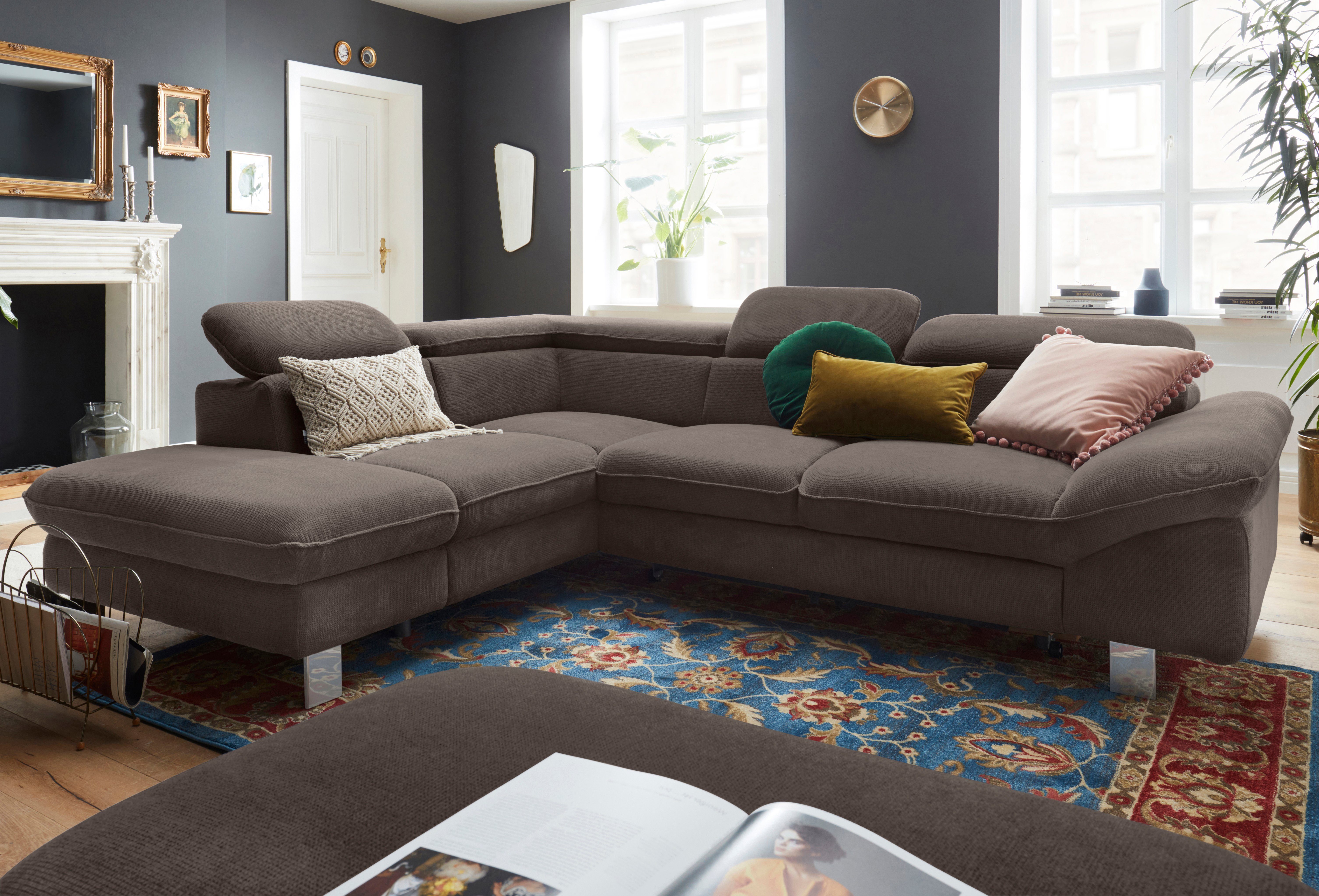 COTTA Ecksofa Driver L-Form, mit Kopfteilverstellung, günstig online kaufen