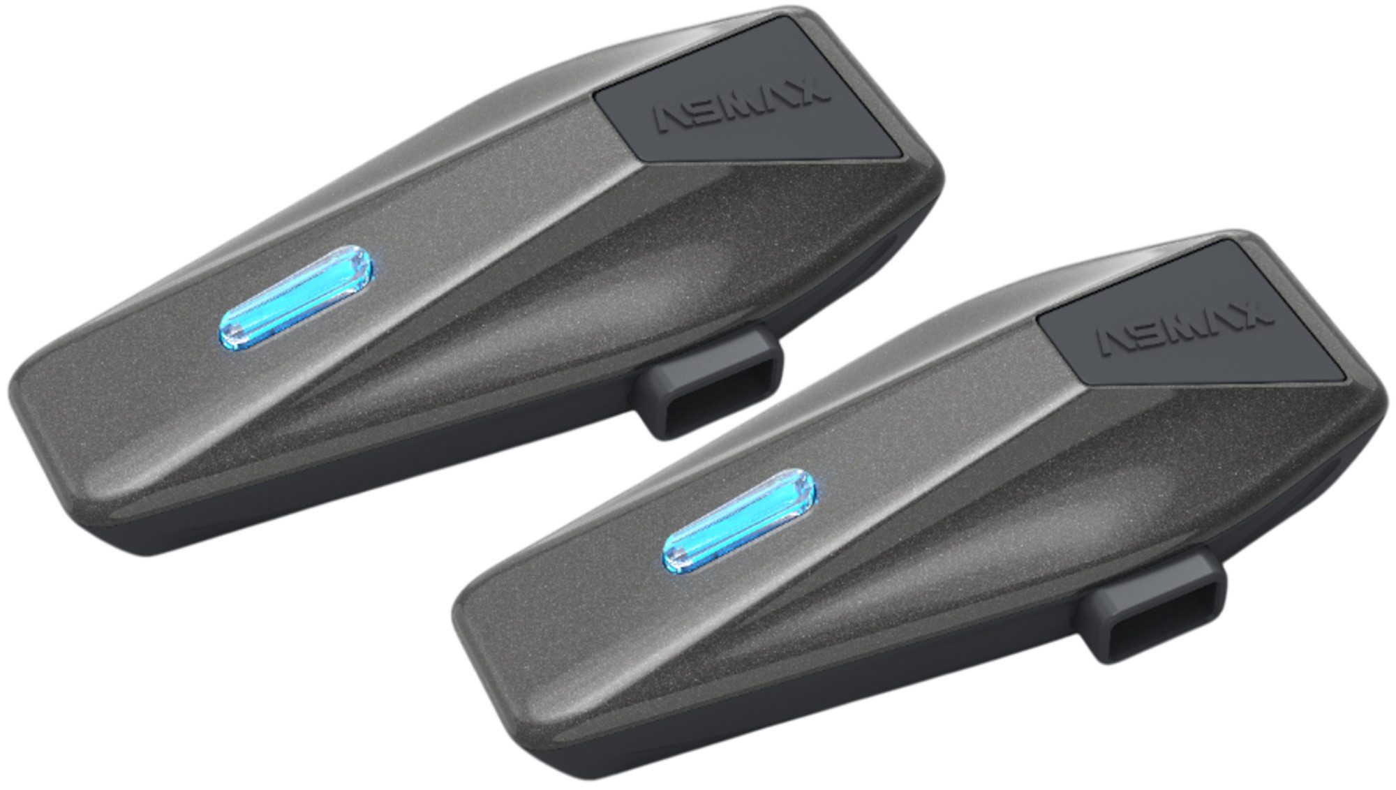 ASMAX Motorradhelm S2 Bluetooth Kommunikationssystem Doppelset, Bluetooth-intercom