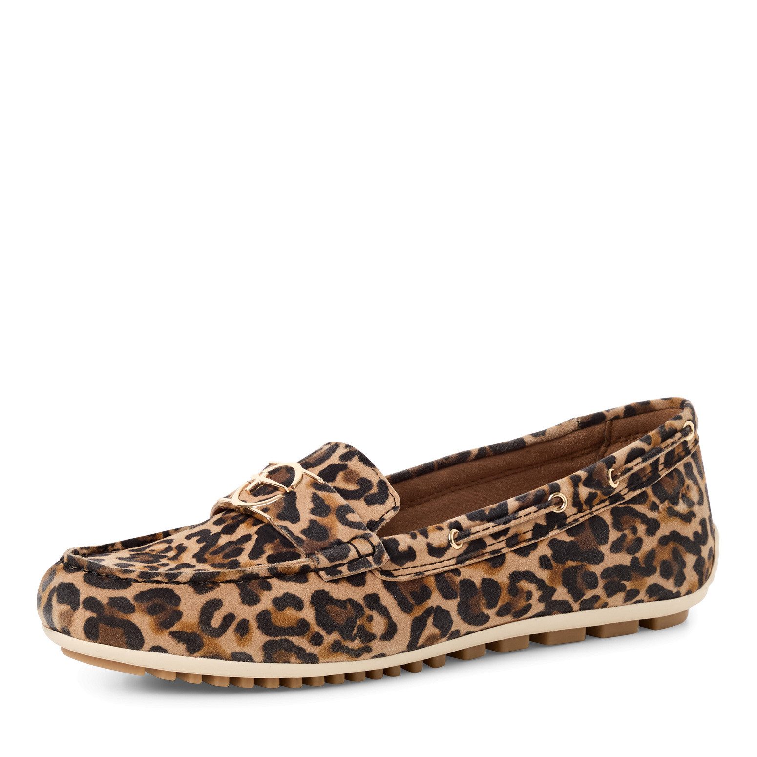 Ledermoccassin Slipper