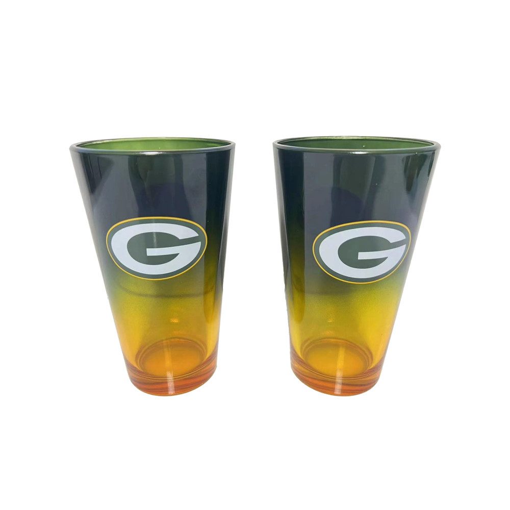 Green Bay Packers Glas Green Bay Packers Pint Glass 2er-Set, Glas