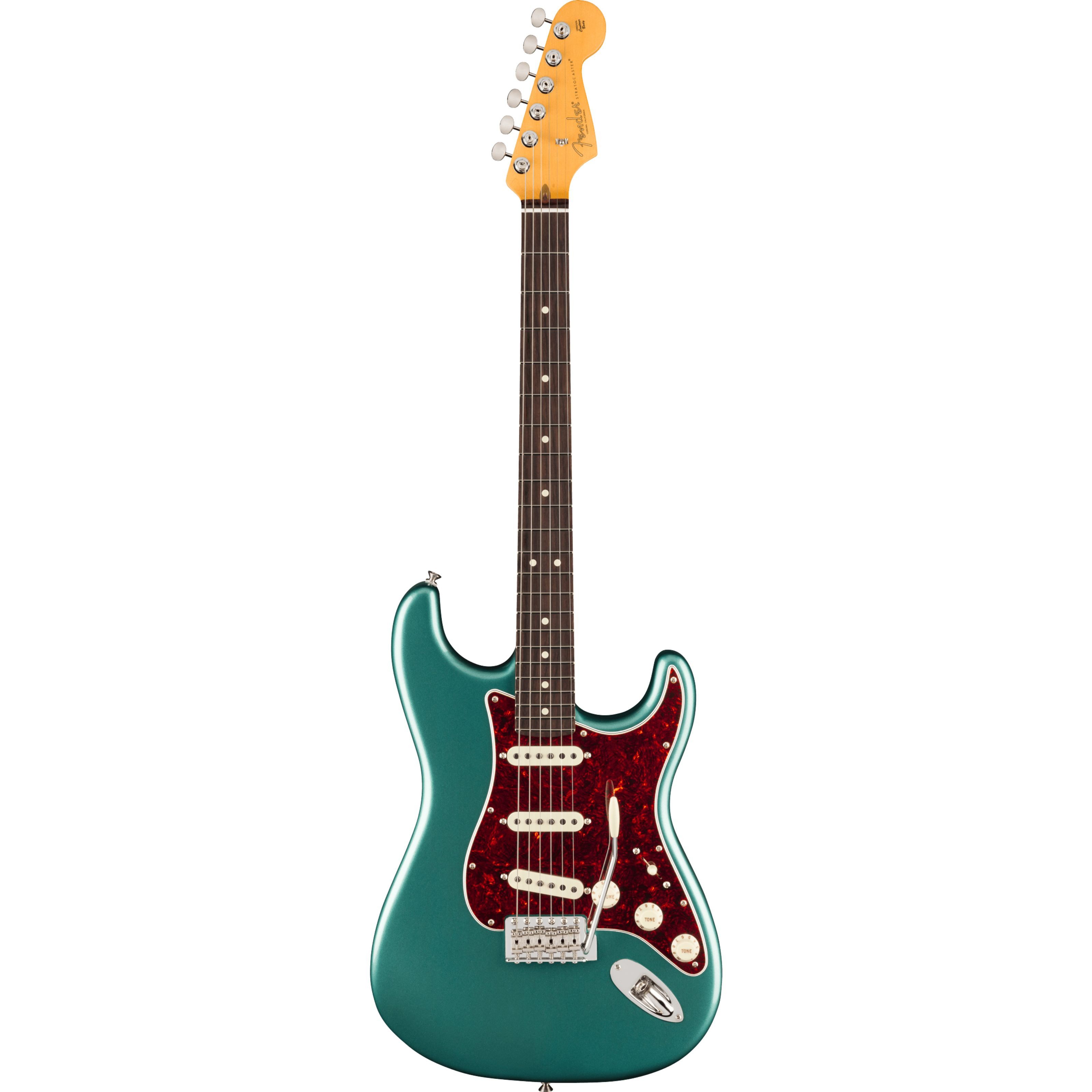 Fender E-Gitarre, E-Gitarren, ST-Modelle, American Professional Classic Stratocaster RW Faded Sherwood Green