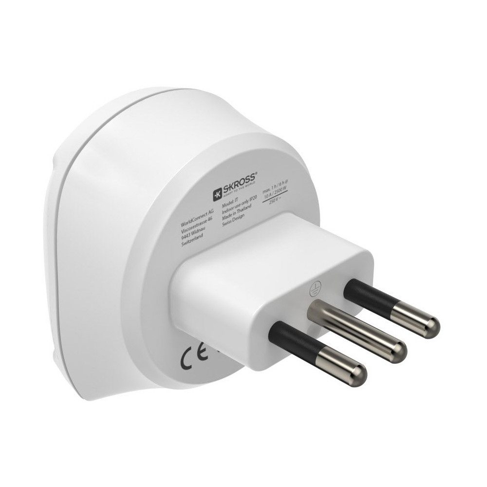 Hama Reiseadapter (IT) für italienische Steckdosen. Audio- & Video-Adapter