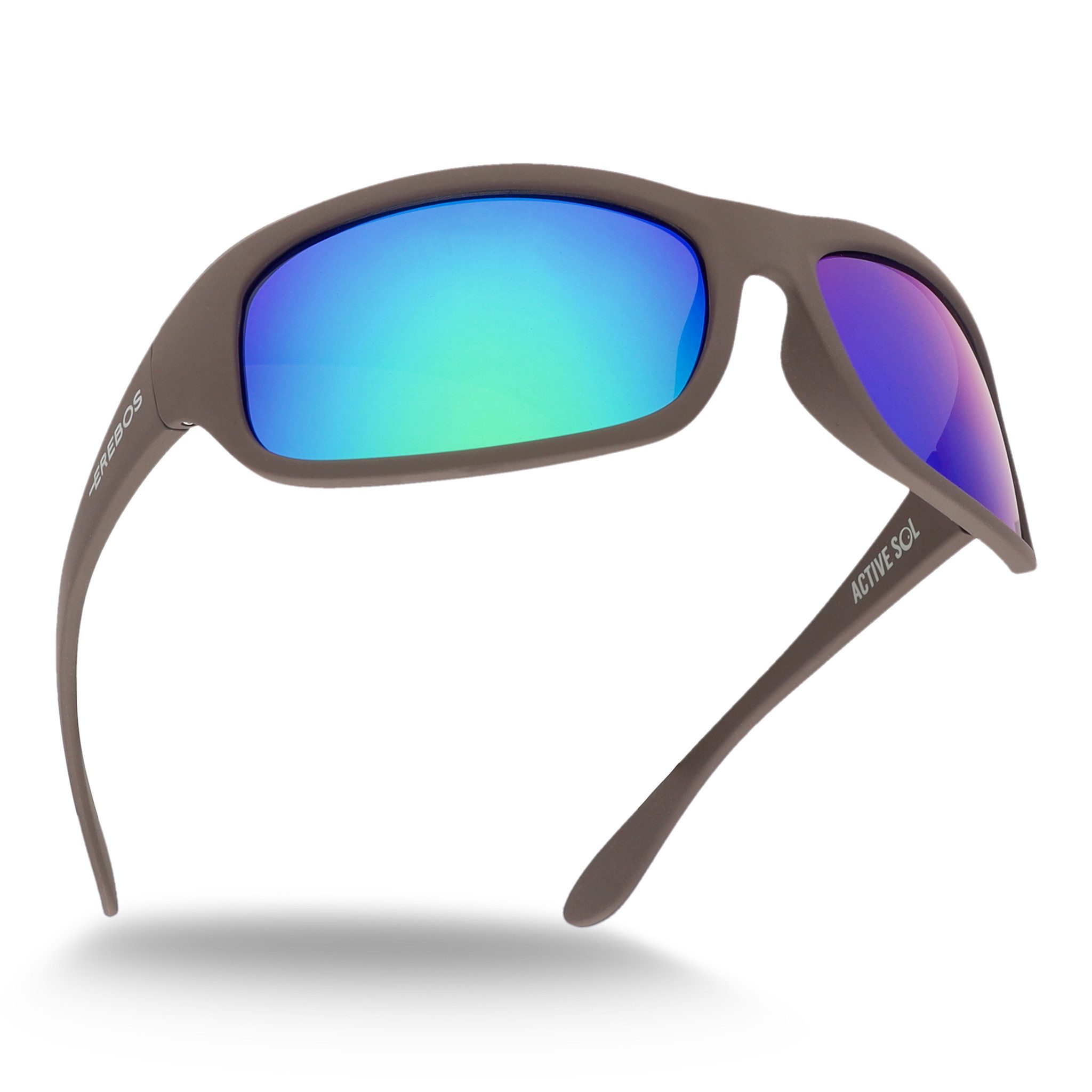 ActiveSol Sonnenbrille Erebos, Extra Dunkel, Kategorie 4 Polarisiert, Photophobie, Berge und See