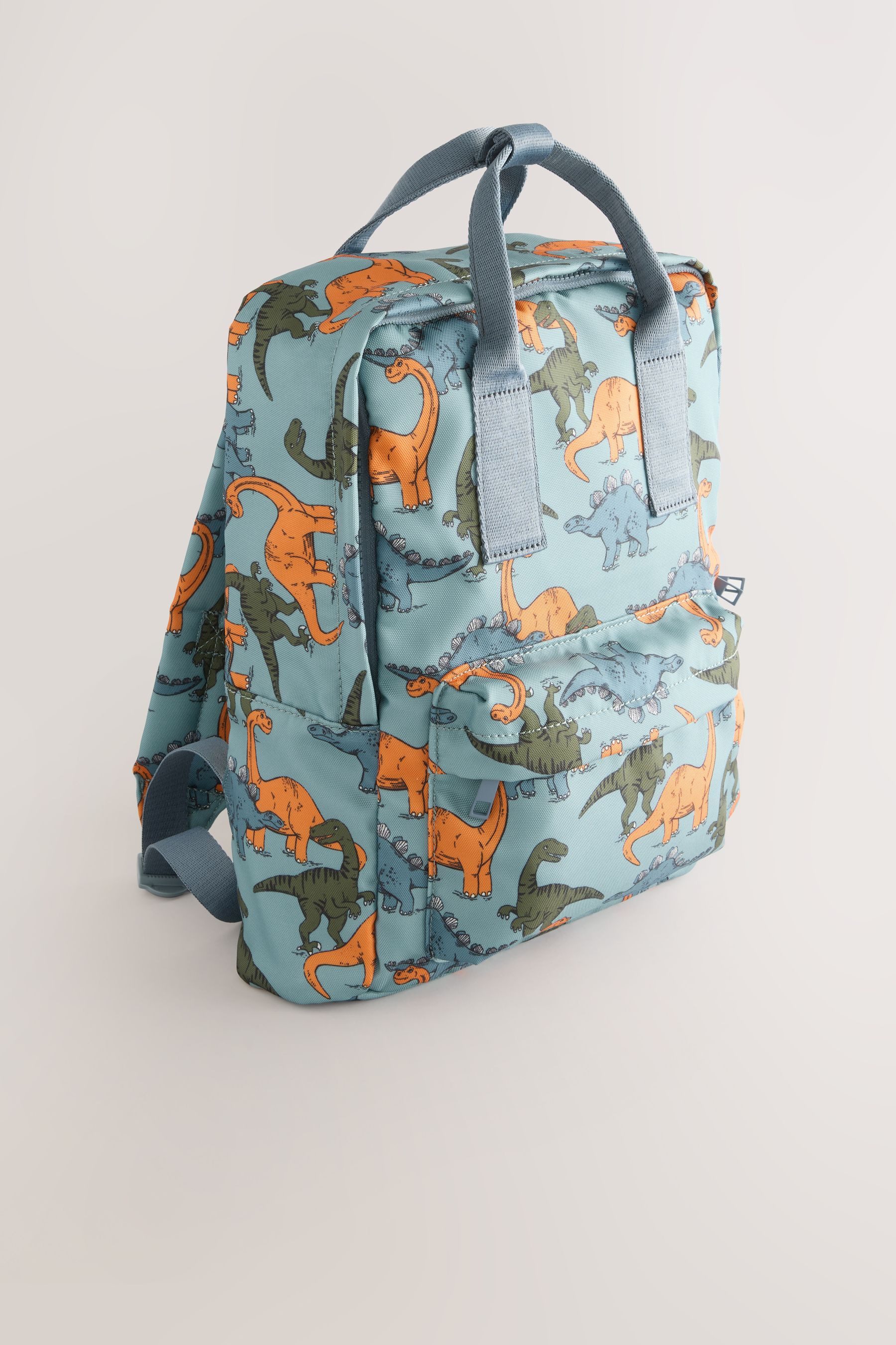 Blue Dinosaur Print