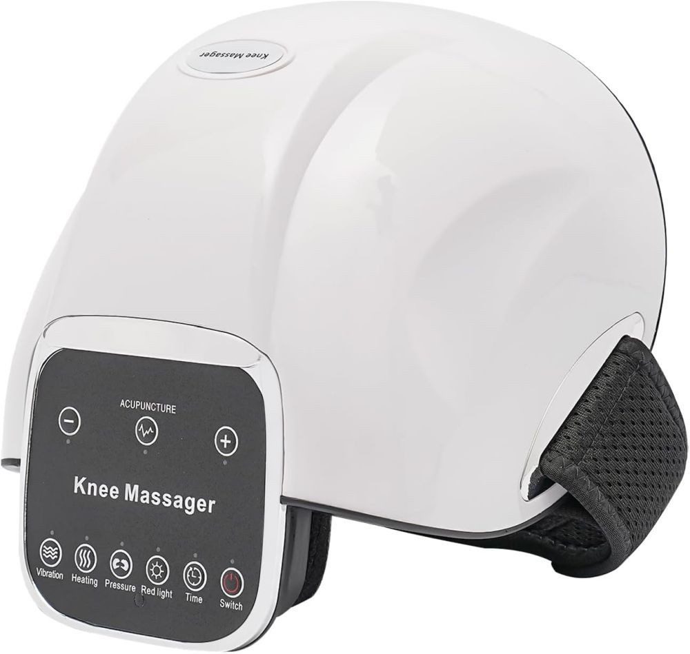Bandmassagegerät Elektrischer Knie- und Gelenkmassager mit Wärme und Vibration DE.
