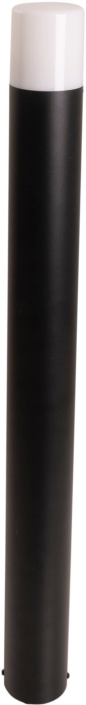 näve Sockelleuchte Torcia, ohne Leuchtmittel, Aluminium schwarz 1 x E27 exkl. Leuchtmittel IP44 Höhe 80cm