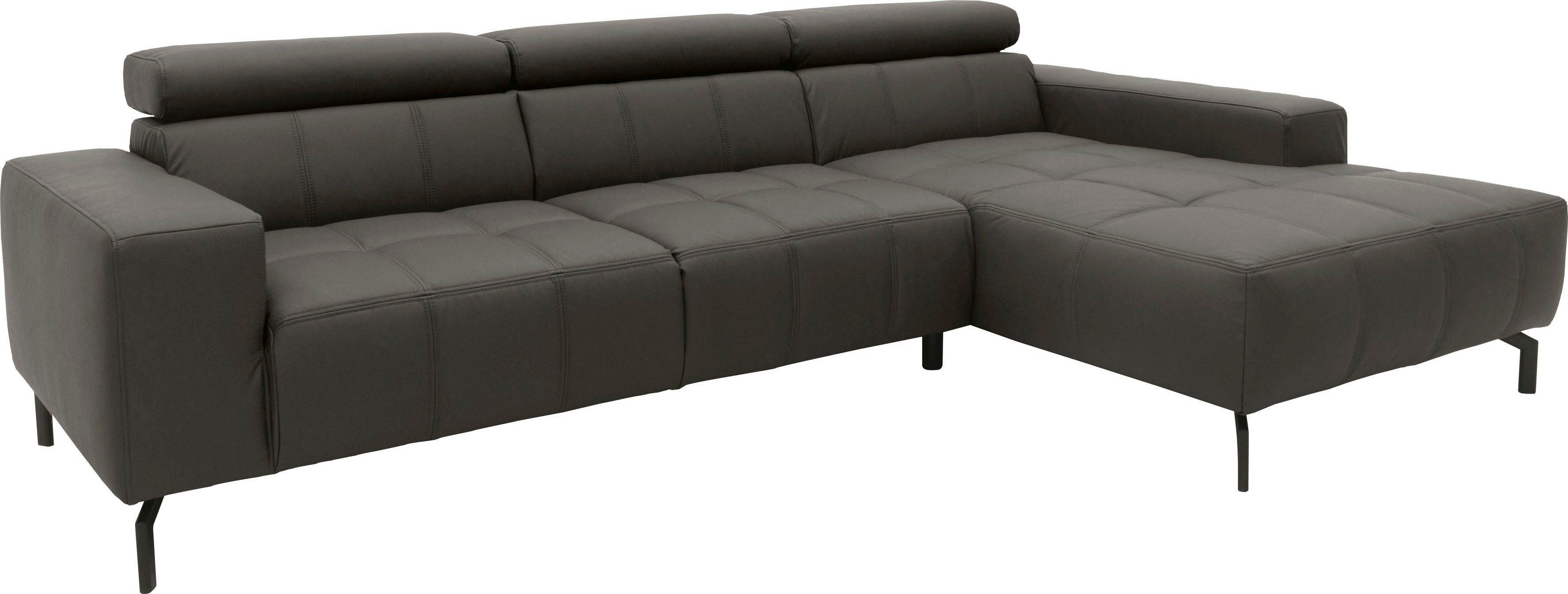 DOMO collection Ecksofa "Cunelli tolle Sitznähte als Designelement, fester günstig online kaufen