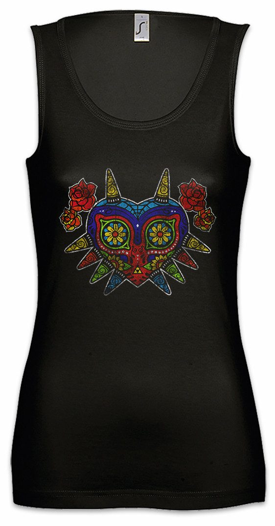 Urban Backwoods Tanktop Mexican Majora's Mask Ärmelloses Damen T-Shirt Horror Kid Zelda Game Majora Link Legend Fantasy