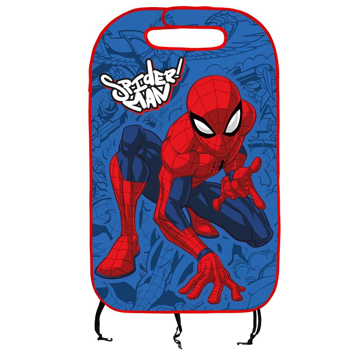 Spiderman Rücksitzorganizer Rücksitzschutz Spider-Man – Schützt Autositz