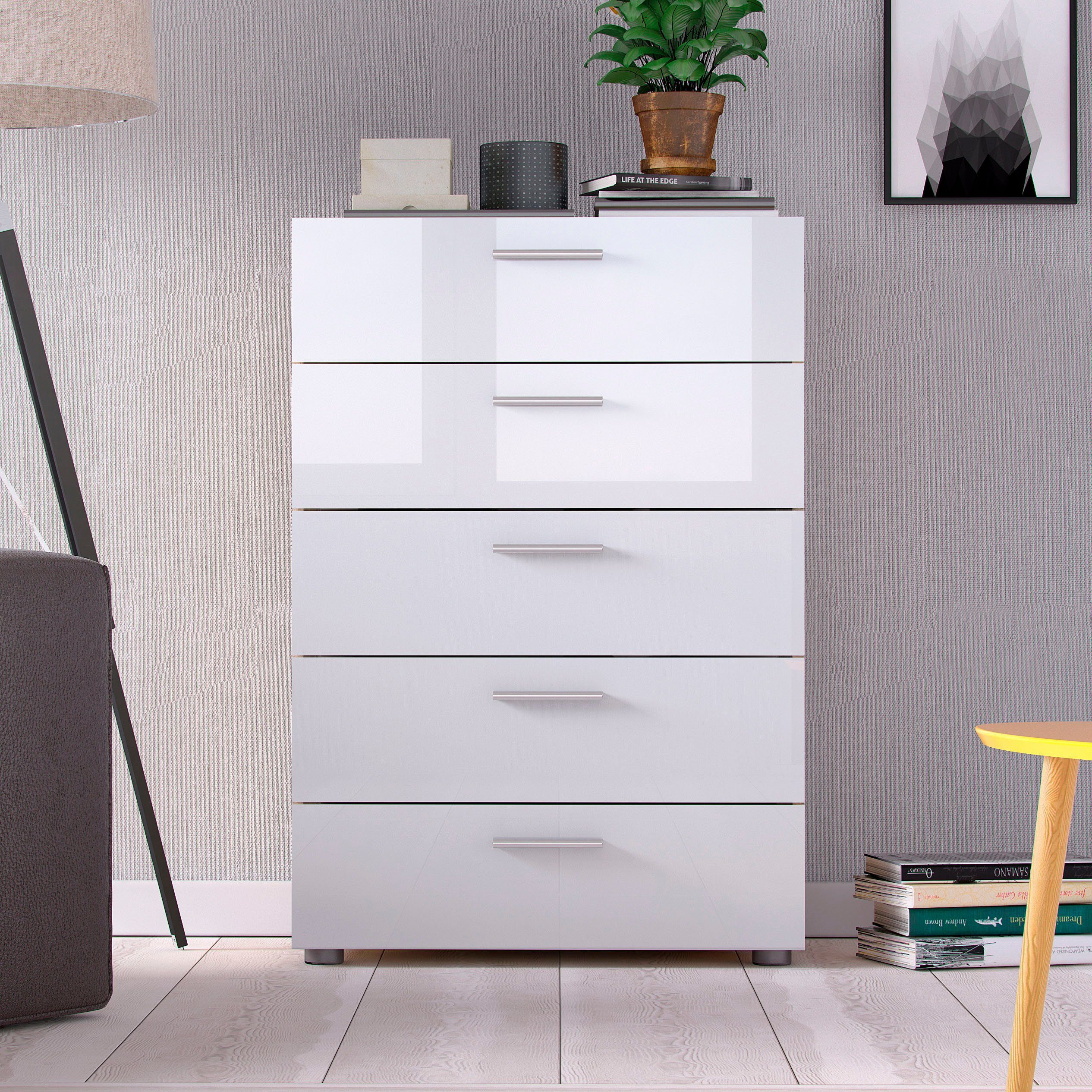 Home affaire Kommode Pepe Highboard, Schubkastenkommode, Breite 70 cm, Höhe 102 cm