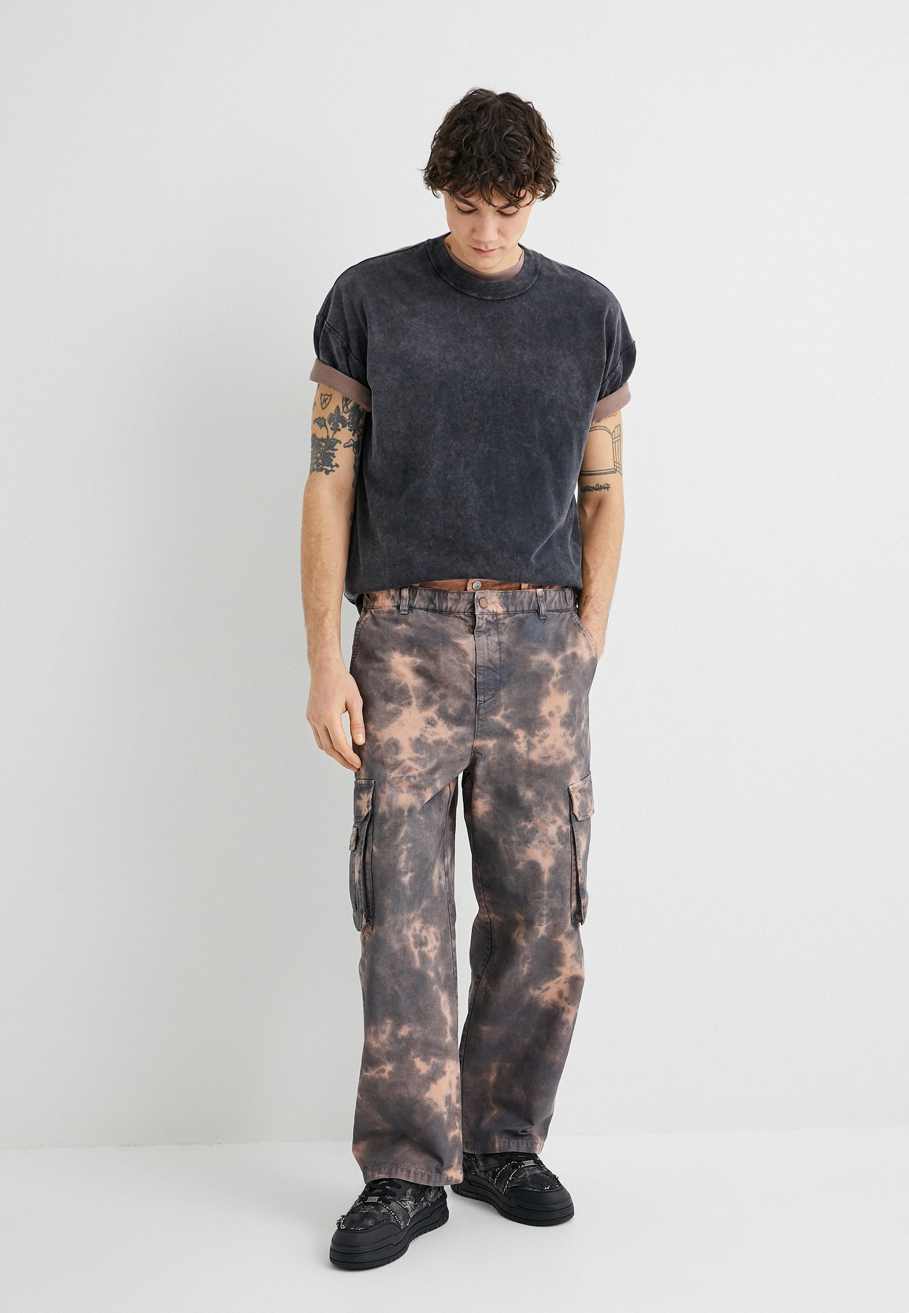 Koton Cargohose Niedrige Leibhöhe Straight