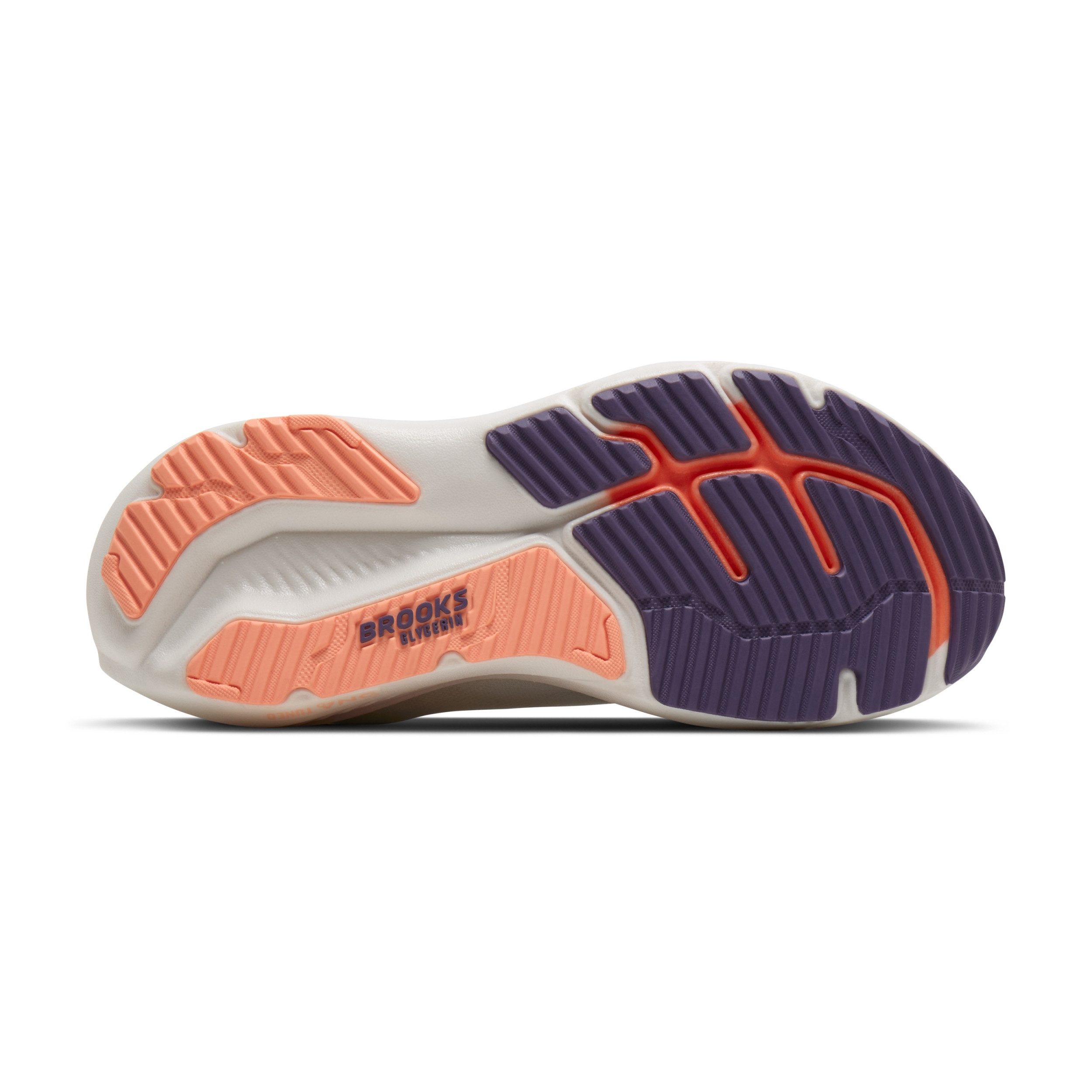 Brooks Glycerin 23 WHITE/MULLED GRAPE/CLEAR Laufschuh