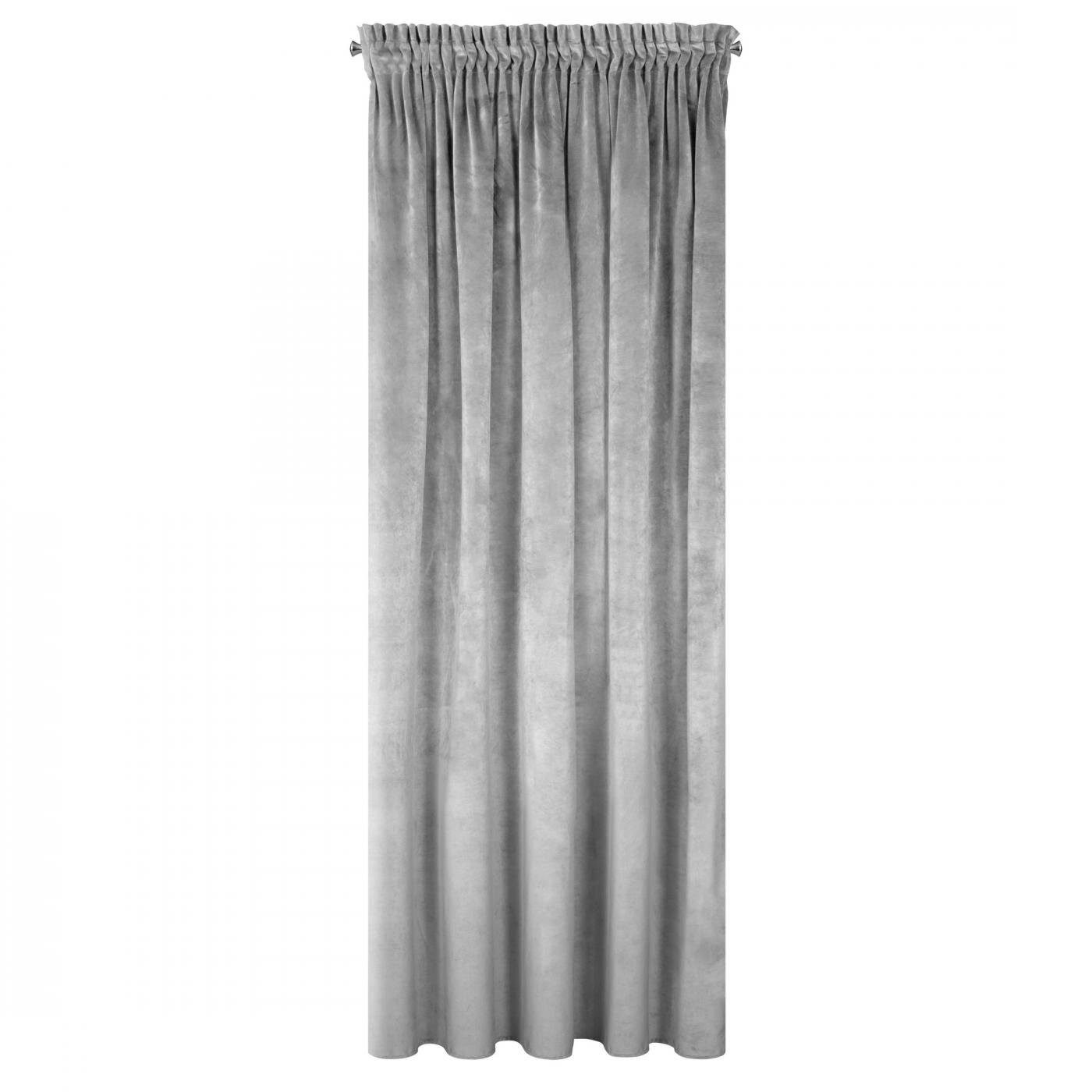 Eurofirany Vorhang Prachtvolle Samtvorhänge VILLA, Kräuselband, Velours Blickdicht