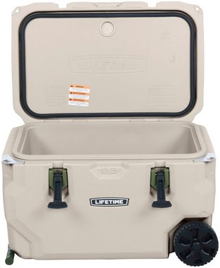Lifetime Kühlbox Kunststoff Kühlbox Premium 61,5 Liter, 61 l, Beige, 72x46x45 cm