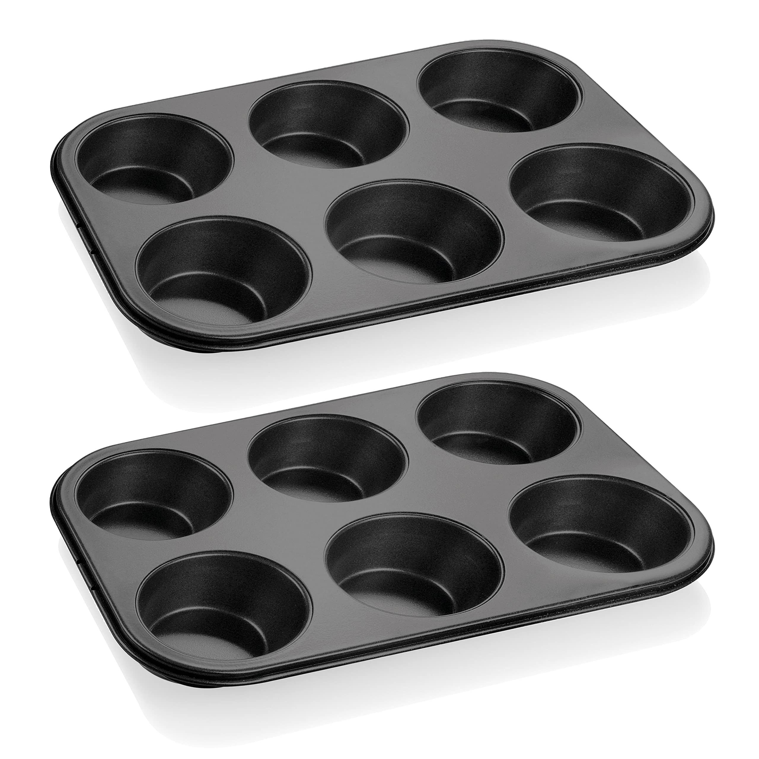 Muffinform Backform, antihaftbeschichtet, für 2 x 6 Muffins und Cupcakes