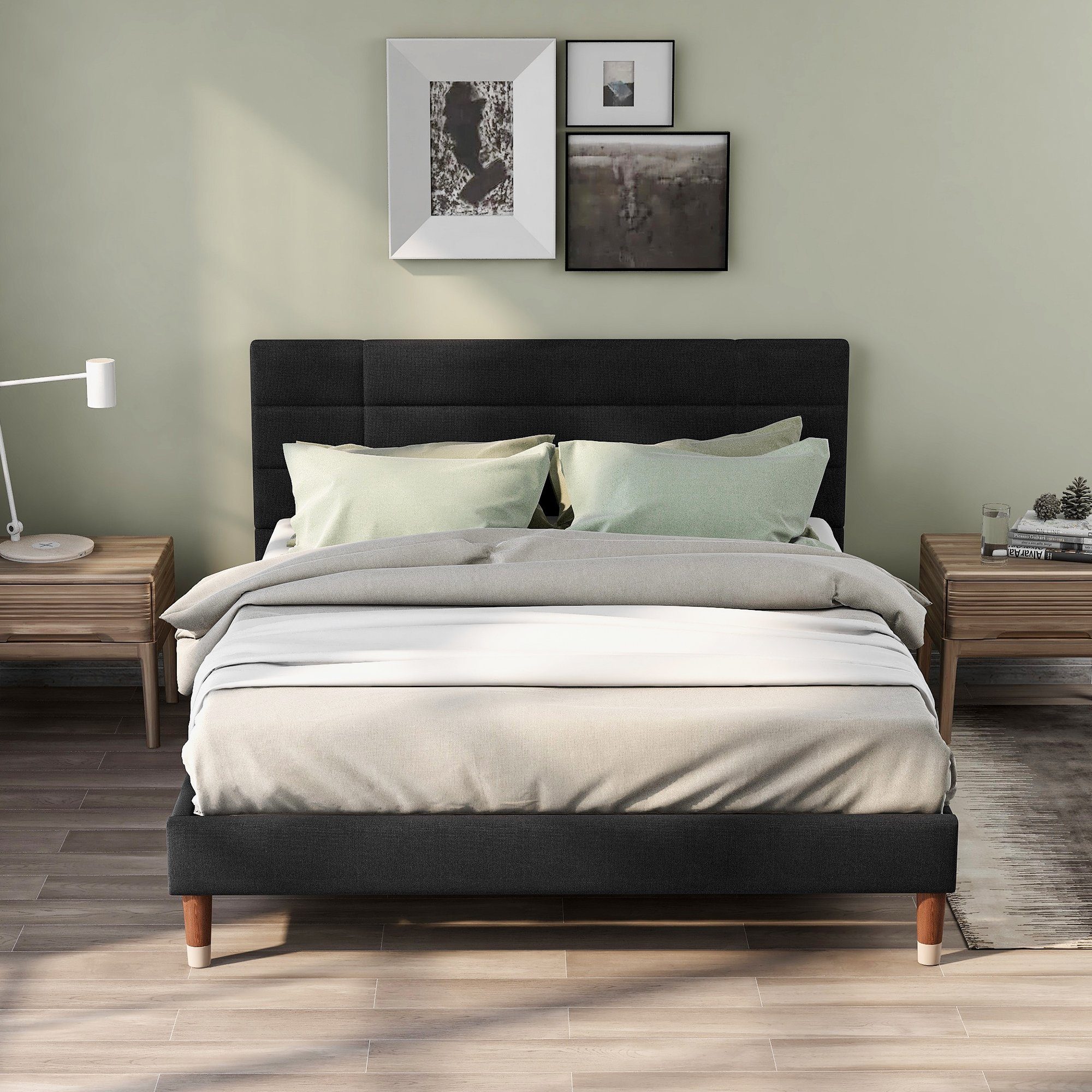 Merax Polsterbett, Doppelbett 140x200 cm,Ehebett mit günstig online kaufen
