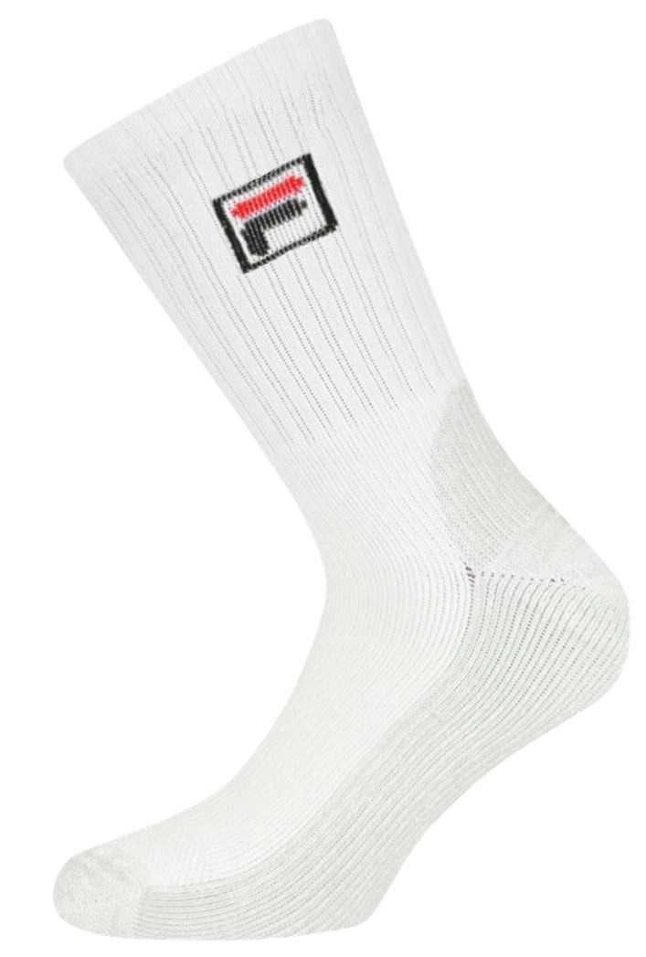 Fila Tennissocken Performance Crew (Mischgewebe) weiss/grau - 1 Paar