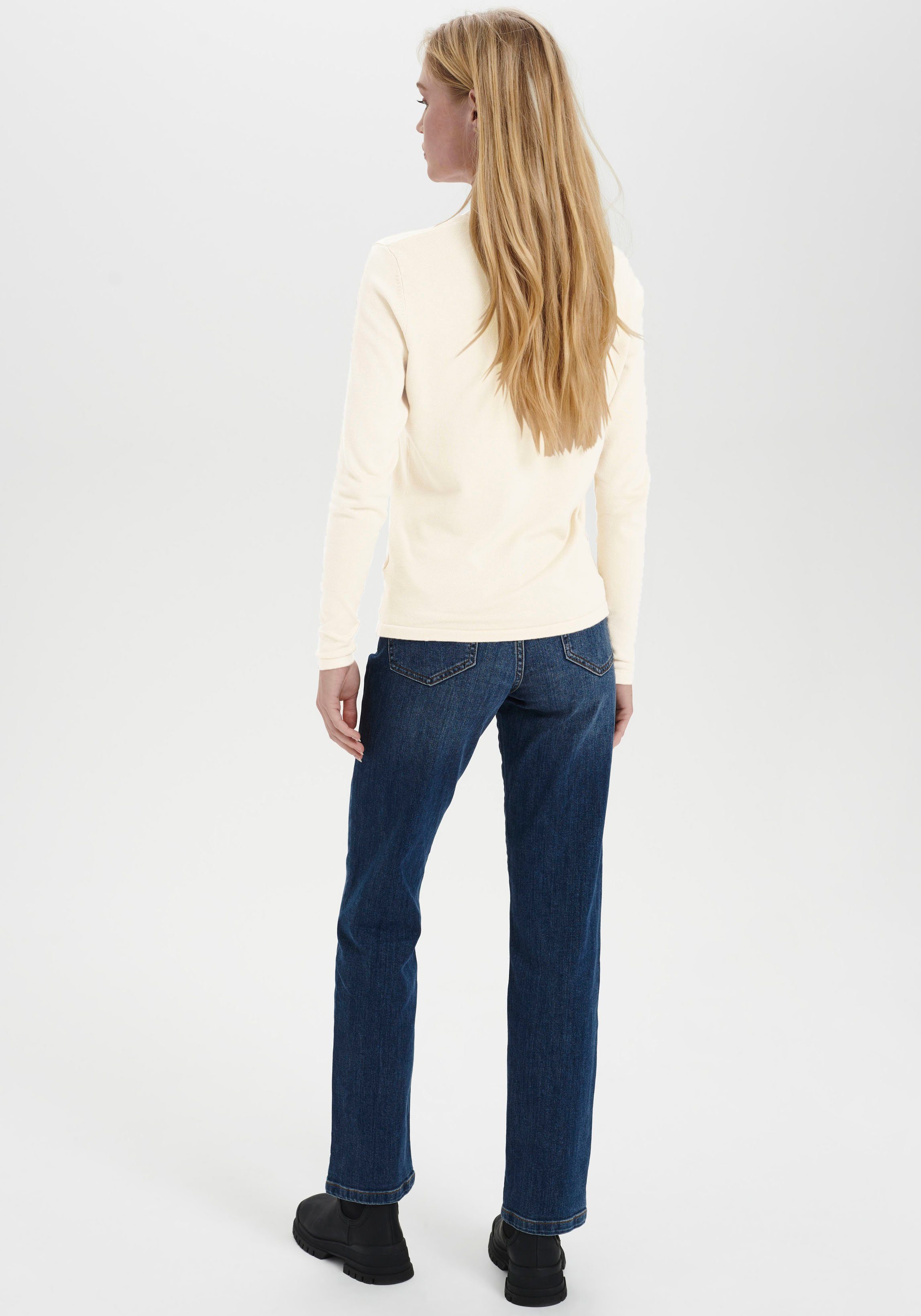 Saint Tropez Strickjacke A8661, MilaSZ R-Neck Cardigan Viskose Feinstrick, Classic Fit