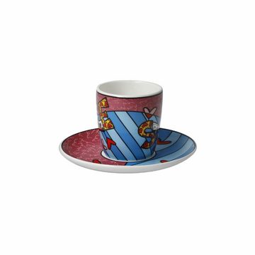 Goebel Espressotasse Romero Britto - Smile, Fine Bone China