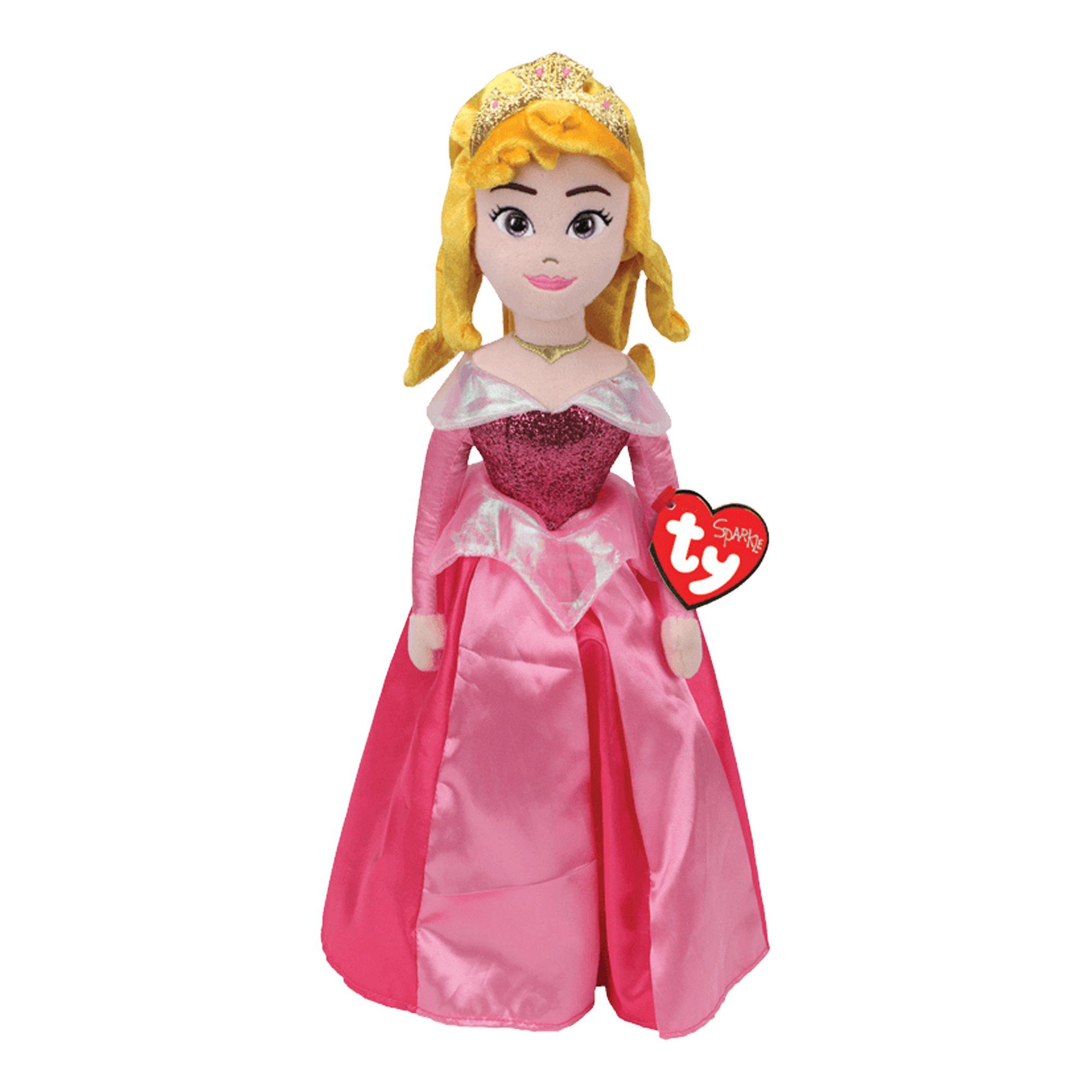 Ty® Plüschfigur Aurora mit Sound (40 cm) - Disney Dornröschen