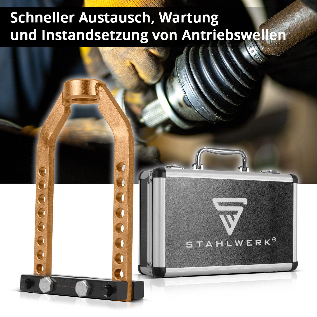 STAHLWERK Werkzeugset Gelenkwellen-Abzieher, Antriebswellen-Trenner, Antriebswellen, (1-tlg)