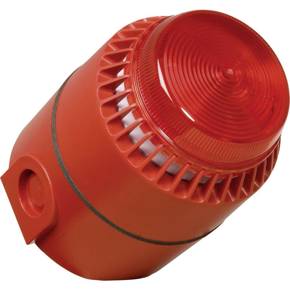 Sensor ComPro Kombi-Signalgeber Flashni Rot Blitzlicht, Dauerton 24 V/DC 110