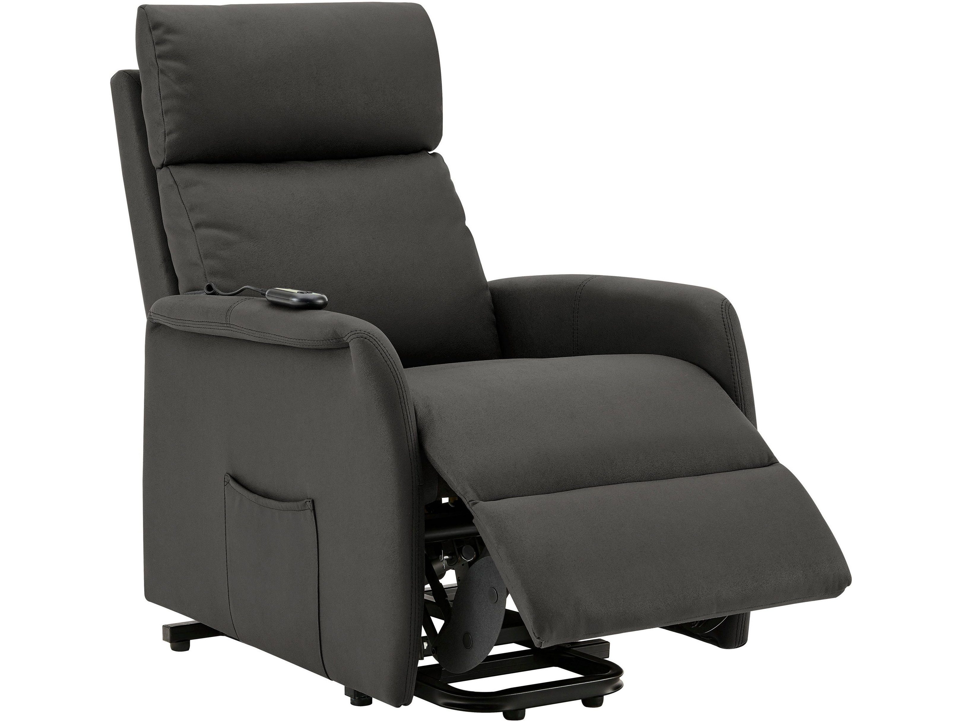 Sitzhöhe Relaxfunktion, 47 Relaxsessel elektrische Stoffbezug cm, loft24 (1-St), Helge