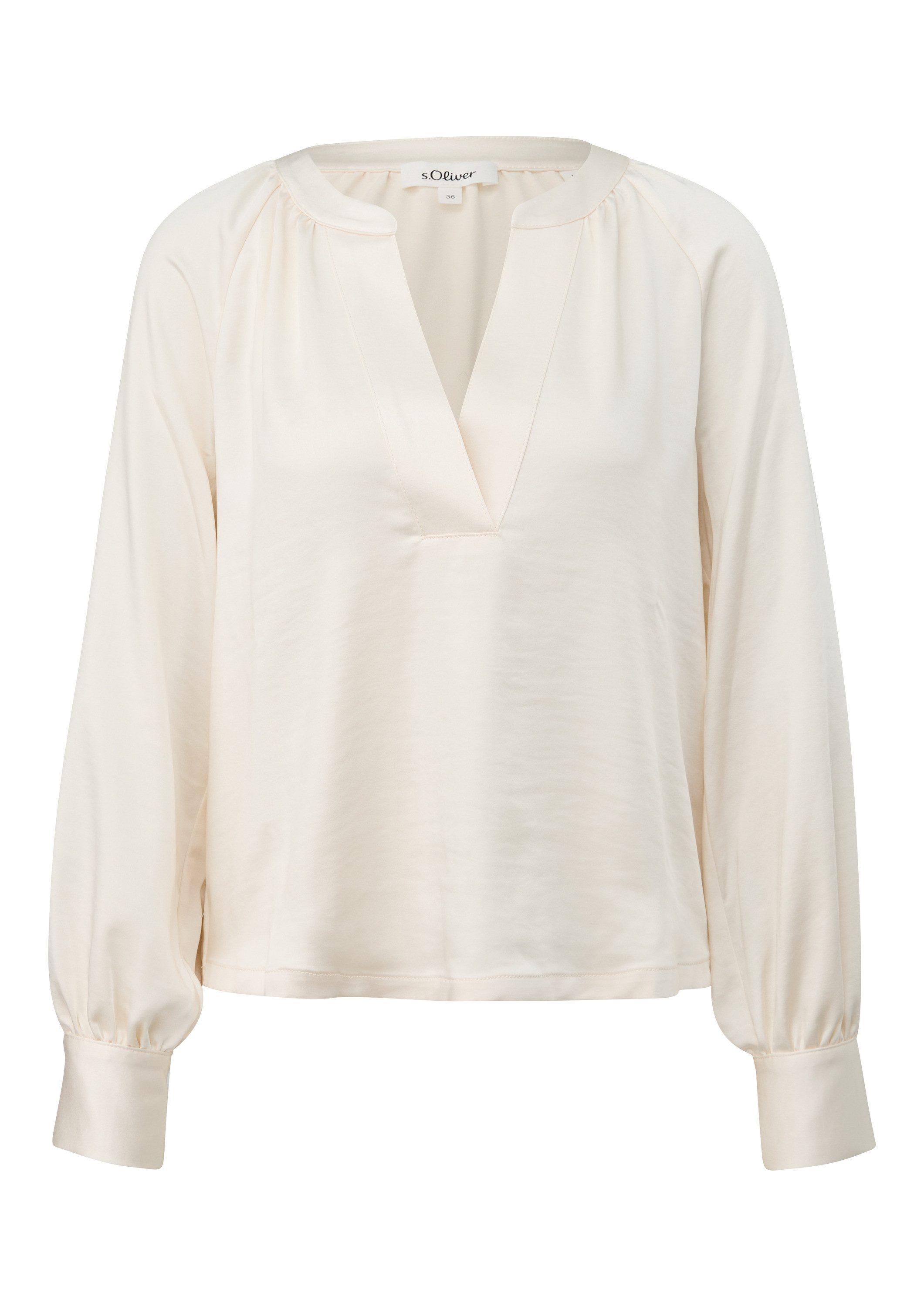 s.Oliver Langarmbluse Bluse Tunikabluse im Relaxed günstig online kaufen