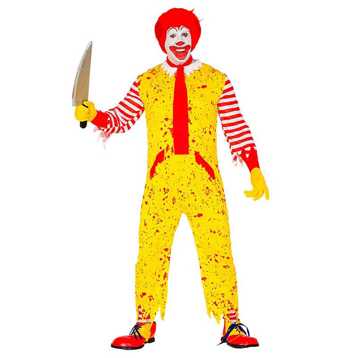 Widmann S.r.l. Clown-Kostüm Kostüm Killerclown Gelb