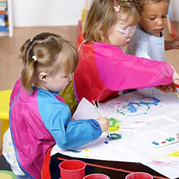 Lubgitsr Malschürze 2 Stück für Kinder, Kunstschürzen, wasserdichte Kinder-Künstler, (2-tlg)