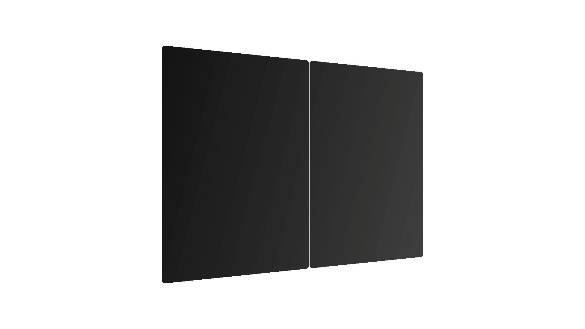 Schneidebrett Glas Herdabdeckplatte Schneidebrett 2er Set Multi-Platte