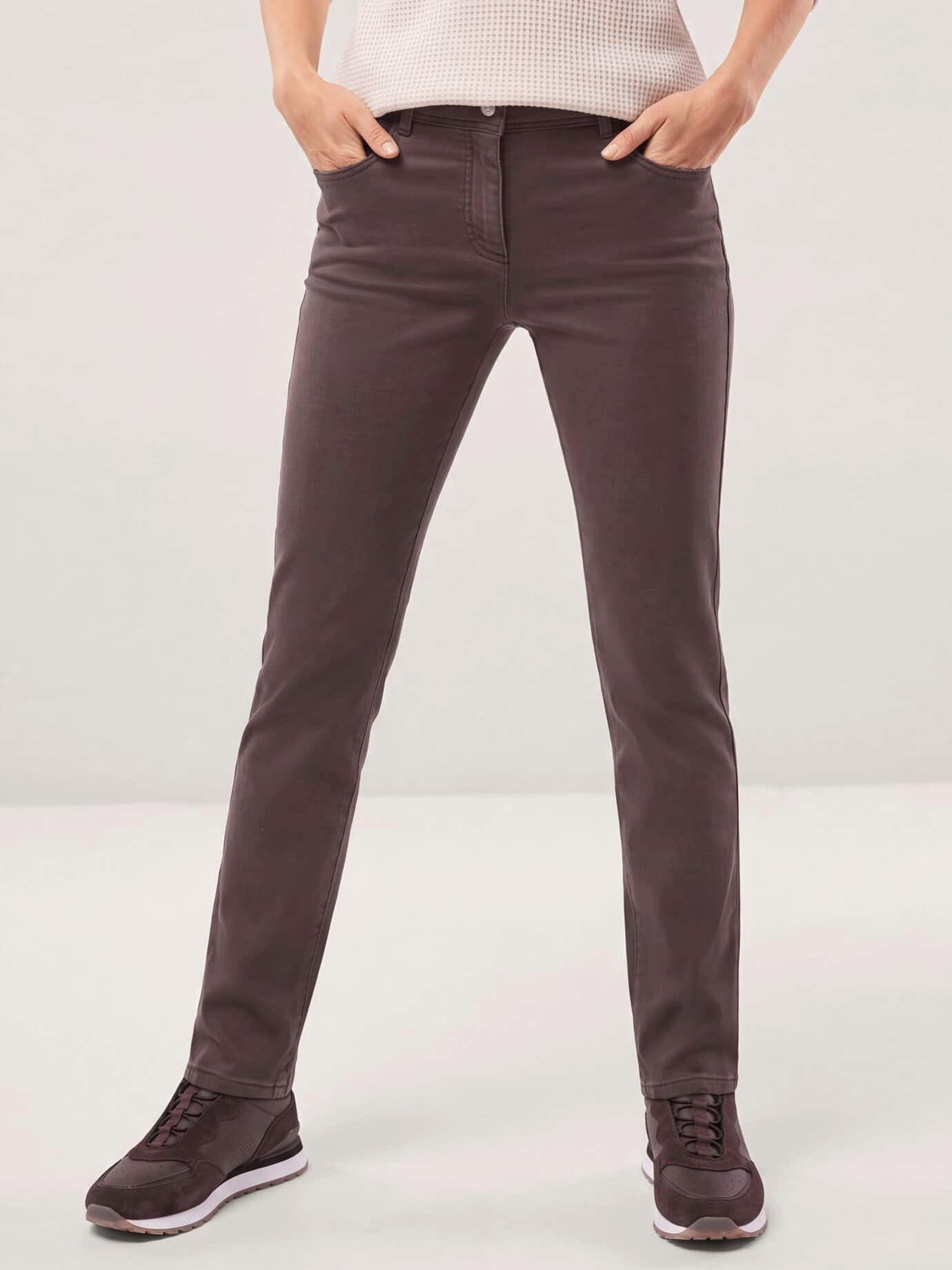 Walbusch Thermohose Damen 2-in-1-Extraglatt-Thermohose Regular fit, bügelfrei, wärmend