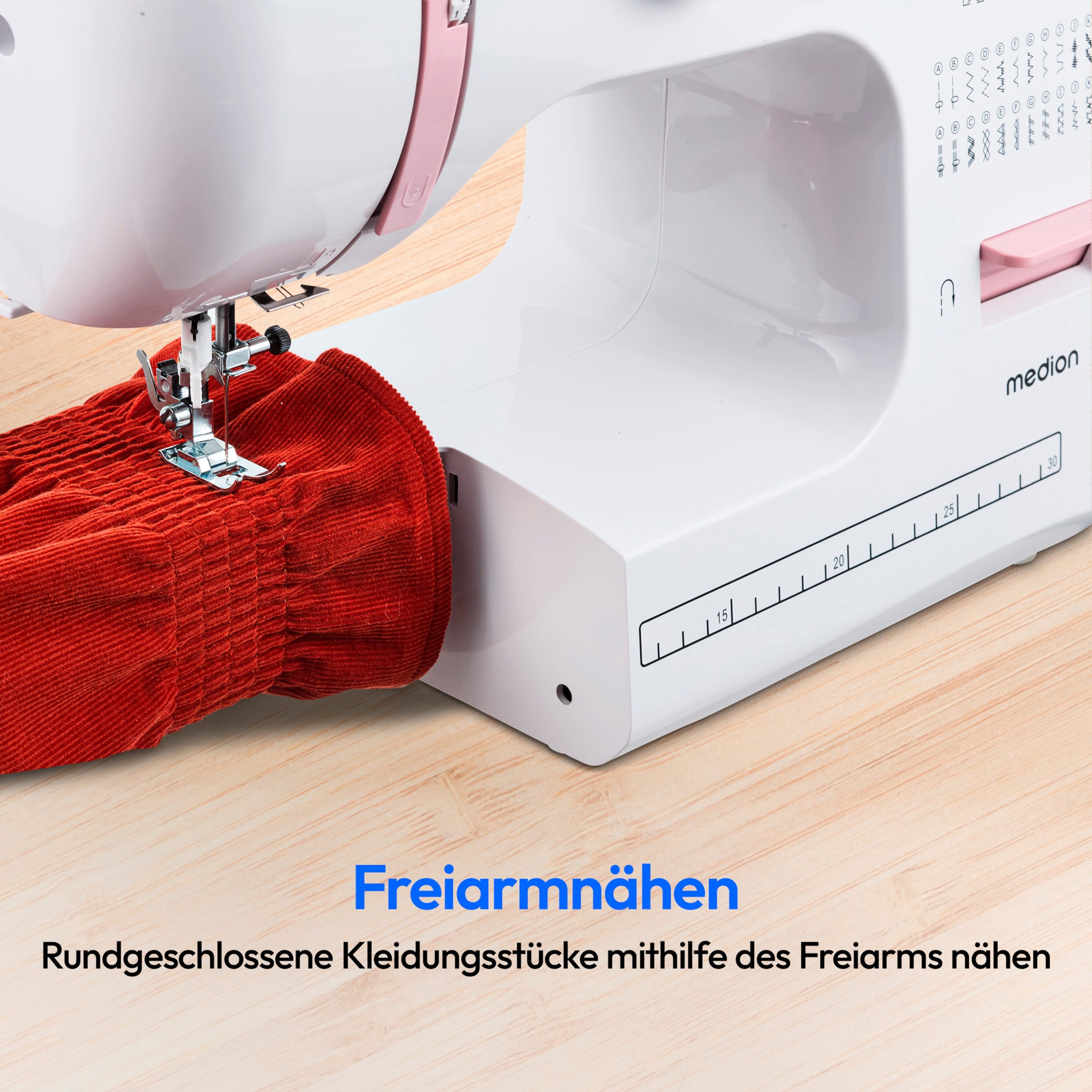 Medion® Nähmaschine MEDION Freiarm-Nähmaschine SM60 (MD10689), SM60
