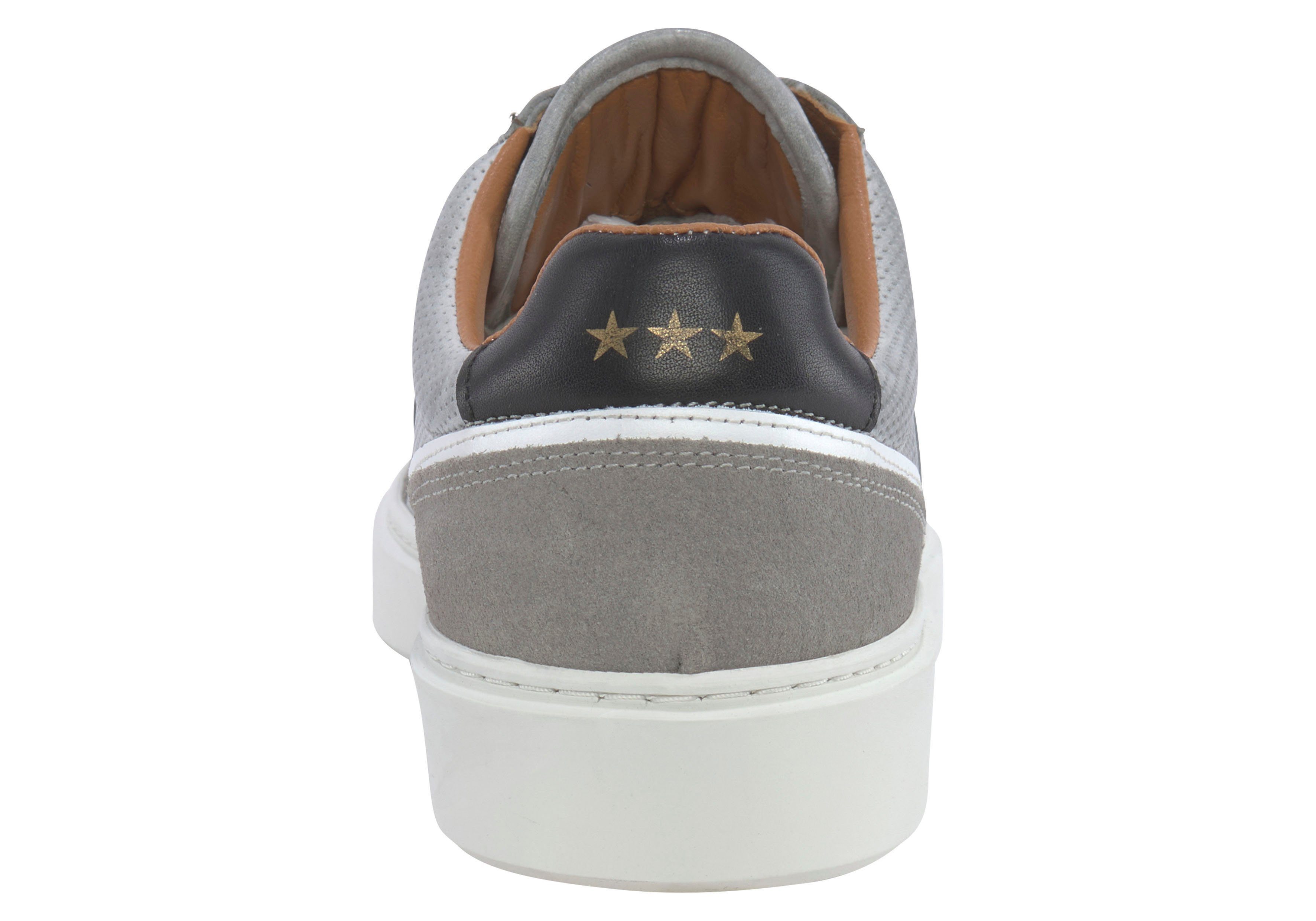 Business Look LACENO Pantofola Casual Sneaker im d´Oro UOMO LOW grau