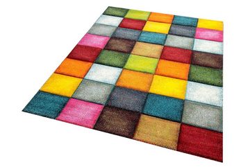 Teppich Teppich modern Teppich Wohnzimmer Karo Design Multifarben, Teppich-Traum, rechteckig, Höhe: 13 mm