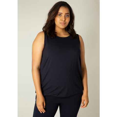 Base Level Curvy Longtop Yasmina Formgebendes Bündchen am Saum