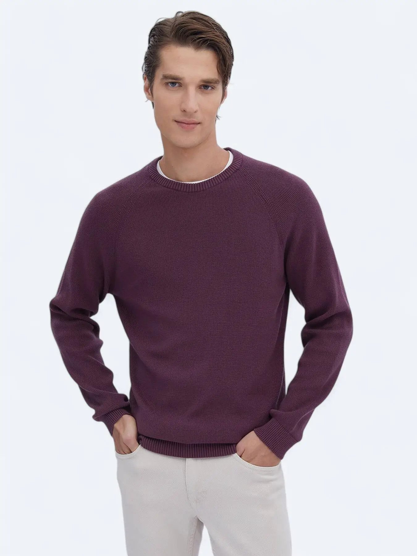 KİP Steppweste Fahrrad Halsmuster Strickpullover
